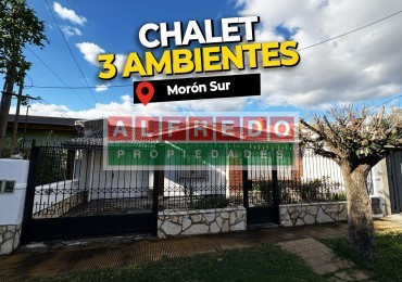 Chalet 3 Ambientes en Venta con Cochera y Jardin en Moron Sur - ¡Excelente Oportunidad!