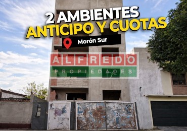 Venta Departamento 2 Ambientes en construccion - Anticipo y Cuotas - Moron